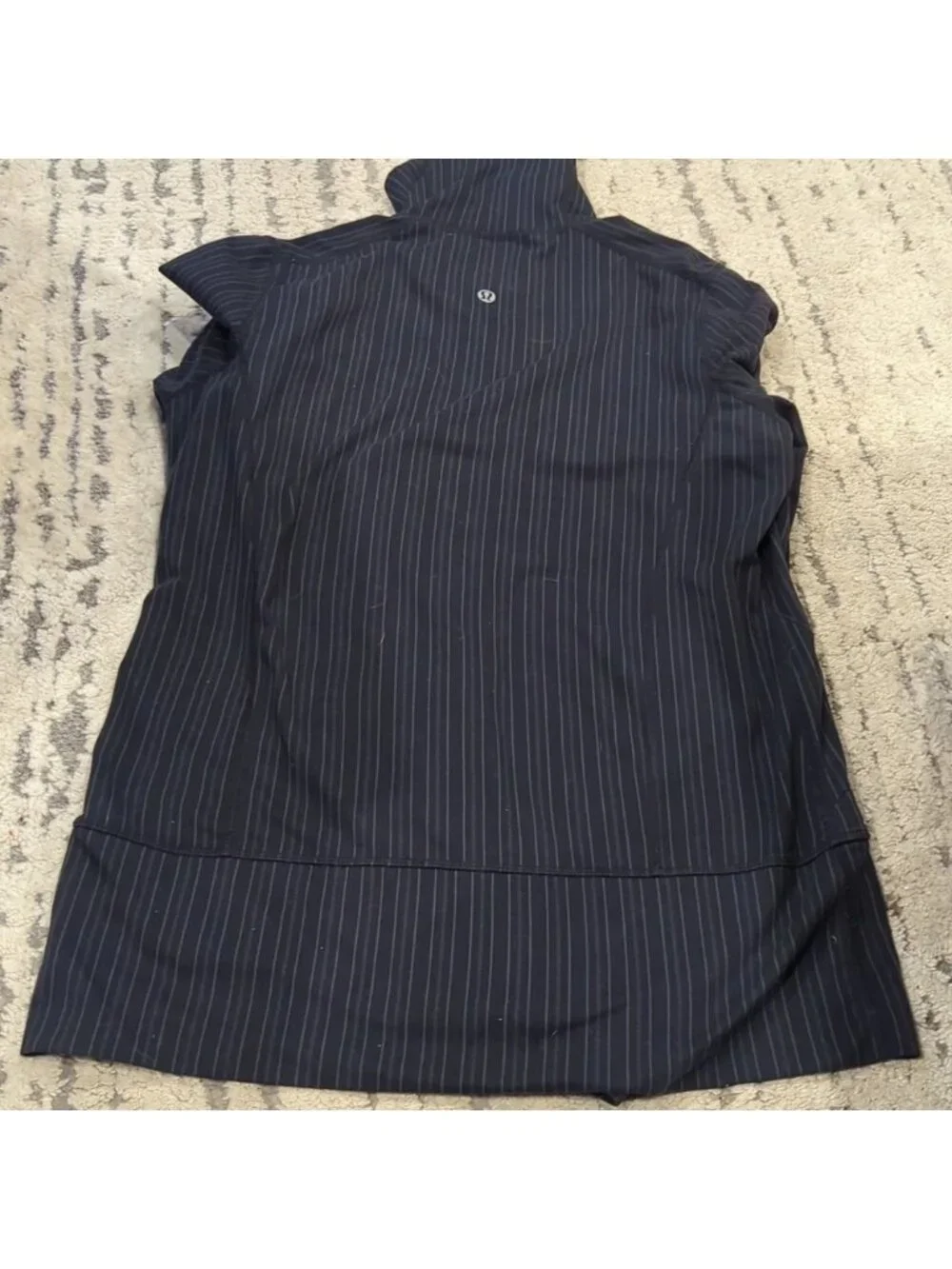 Lululemon origami graphite black tuxedo stripe jacket